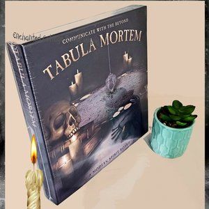 TABULA MORTEM Modern "Ouija" Spirit Board (84 Pg book-Planchette- Foldup Board)